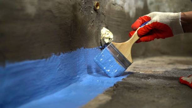 Commercial Waterproofing project at a Otsego, MI business property by SJ Waterproofing Pros